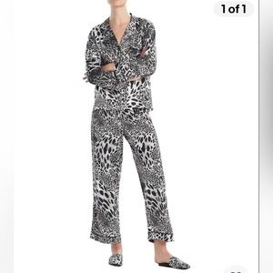 Natori animal print satin pajamas